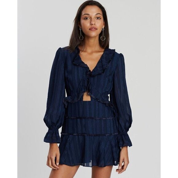 Finders Keepers Soraya Ruffle Mini Dress - Picture 2 of 11